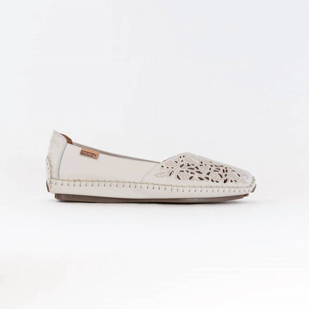 NEW PIKOLINOS women's jerez slip-on moccasins in nata